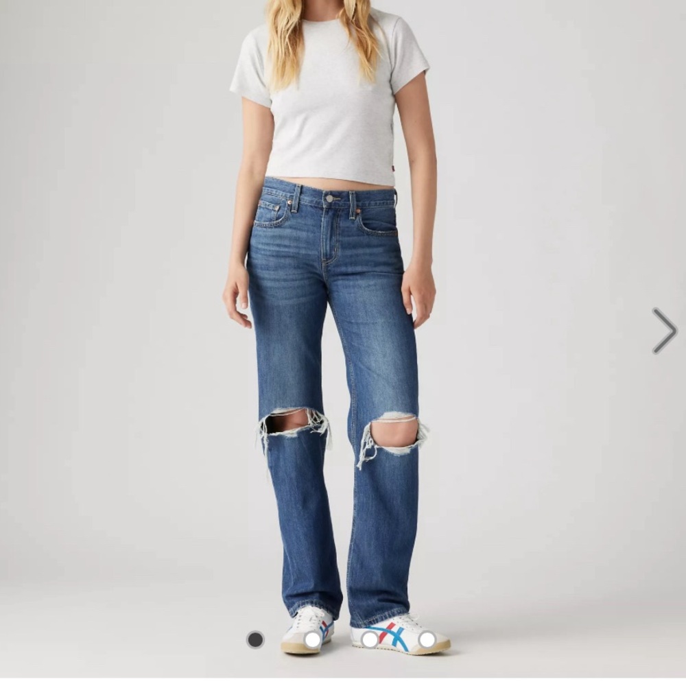 Levi’s New low pro skinny ripped jeans straight leg size 30 x 30